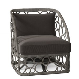 Bernhardt Bali Swivel Patio Chair With Cushions | Wayfair